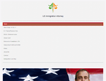 Tablet Screenshot of immigrationvista.com